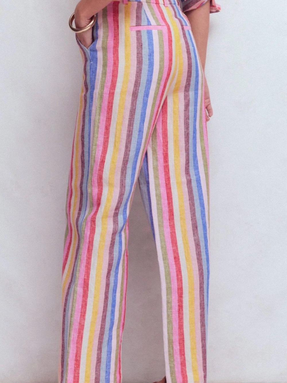 Boden Belgravia Linen Pants - Picture 3 of 4